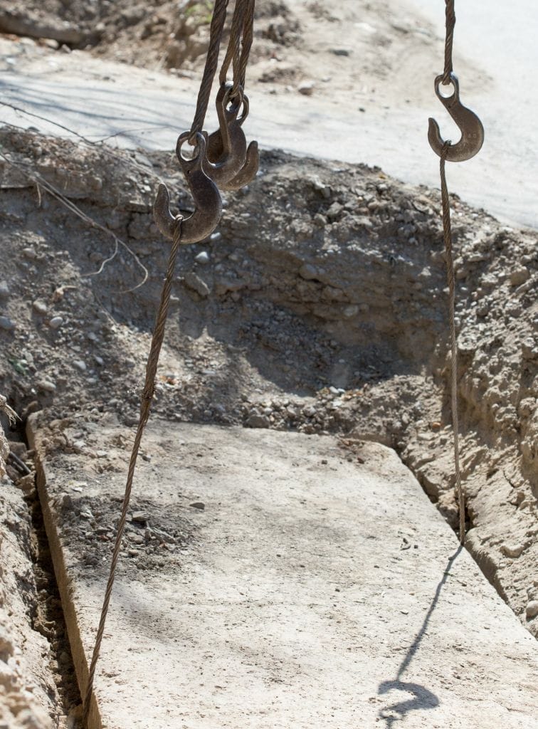 Pipe And Slab Leak Detection 2 Slab repair lowering of the concrete slab